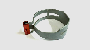 Image of Clamp. Hose. (Upper). Cooling System Bypass. image for your 1995 Mazda Protege   